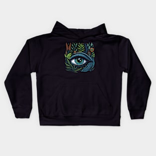 Nature is watching Kids Hoodie